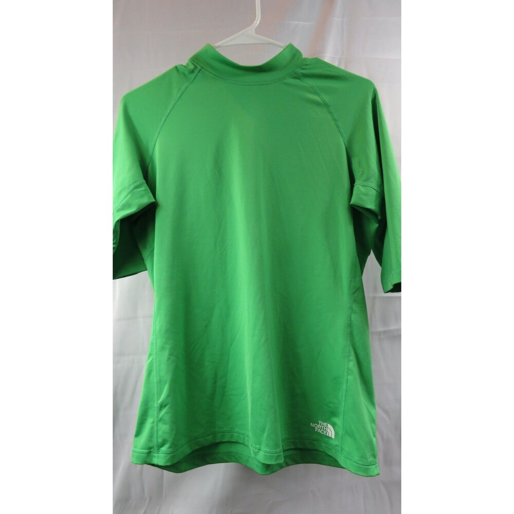 The North Face Top Shirt Women’s Size L Green Short Sleeve Crew Neck Rashguard
